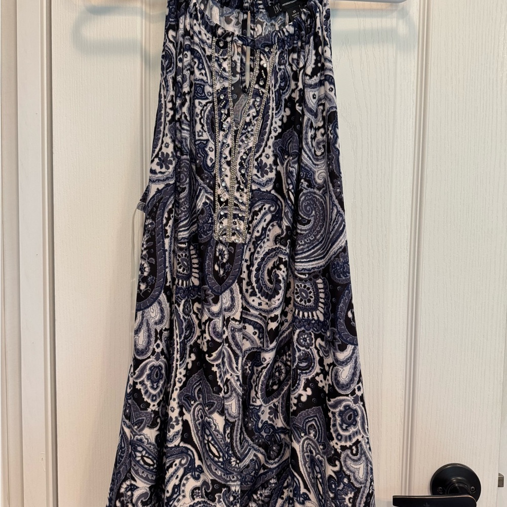 Ethereal Petra Paisley Top with Rhinestone Accents, NWT, size 3X